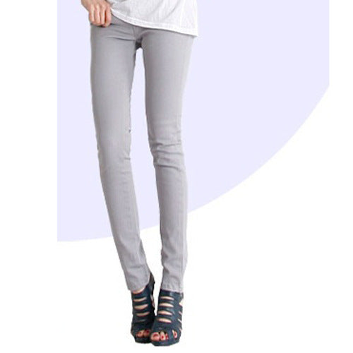 Color pencil pants slim slimming candy-colored pants