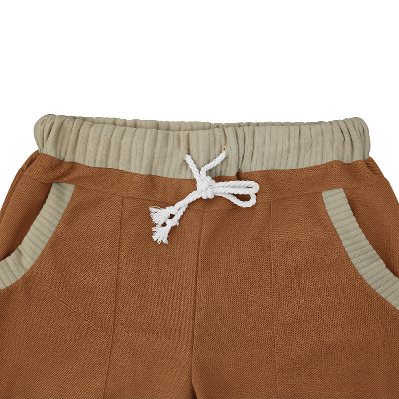 Loose Elastic Terry Assorted Colors Pants Casual Pants