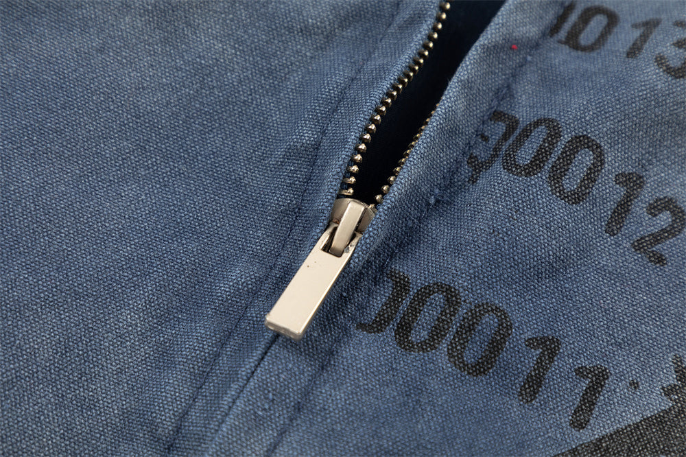 Gradient Inkjet Workwear Jacket For Men