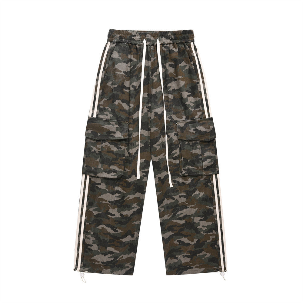American Street Camouflage Cargo Pants Male