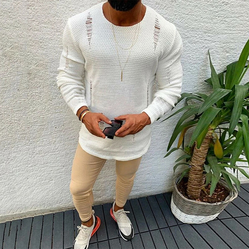 Men's crew neck sweater