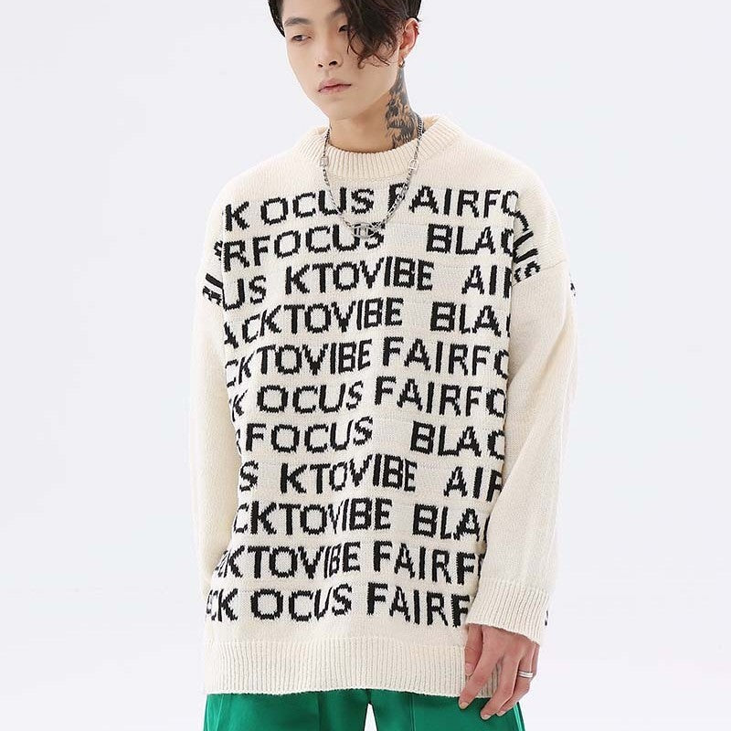 Men's Fashion Brand Loose Casual Knitwear