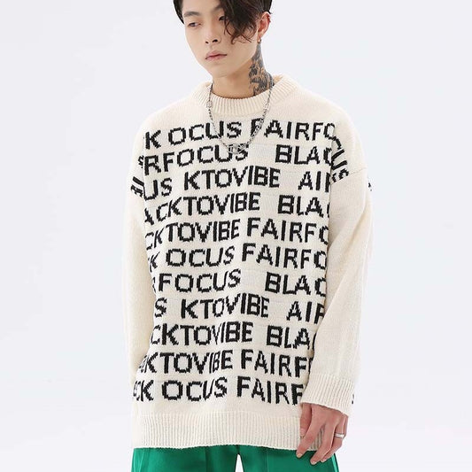 Men's Fashion Brand Loose Casual Knitwear