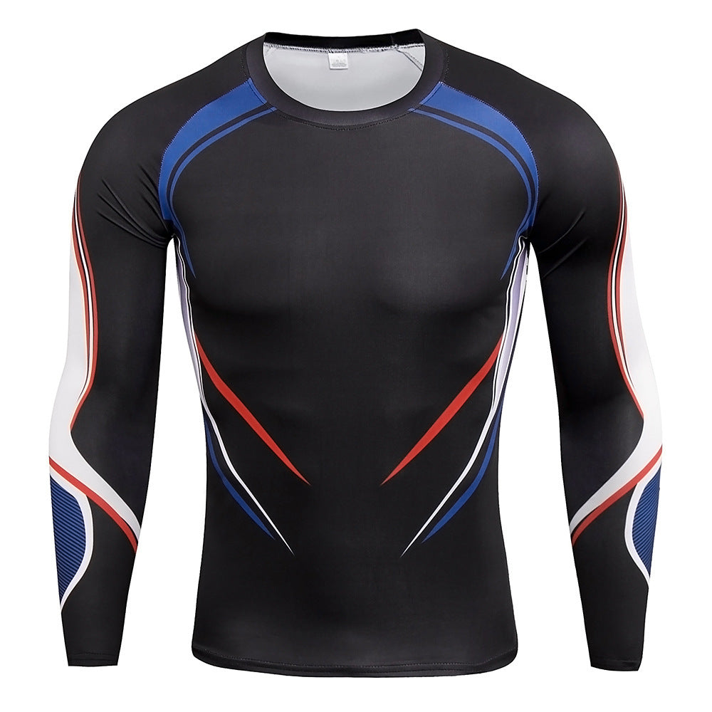 Tights Long Sleeve Stretch Breathable Base Clothing Basketball Running Sports Workout Clothes