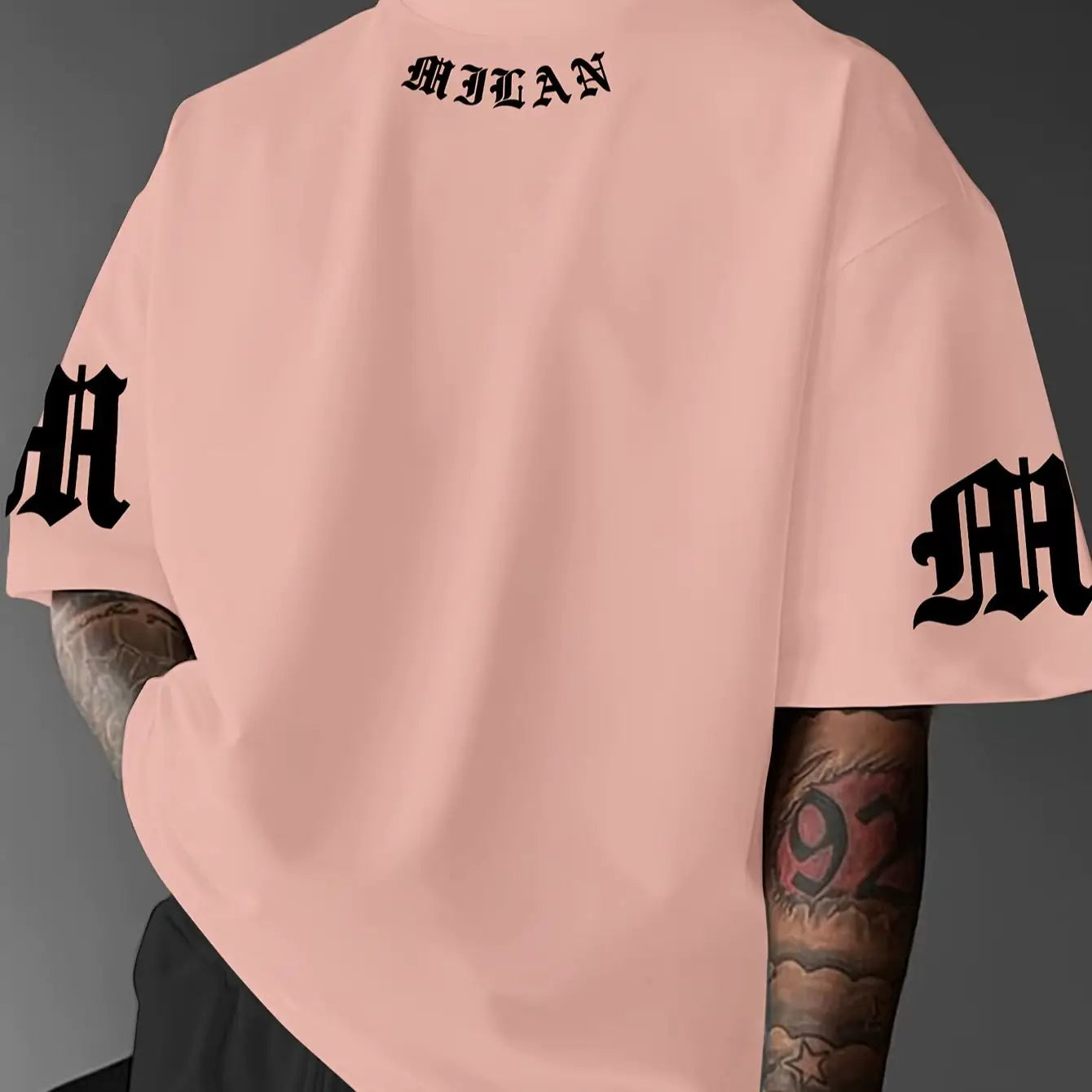 Letter Print Casual Graphic T-Shirt Short Sleeve Sports Women's T-shirt Unisex Casual Daily Wear Summer Men's Racing T-shirt