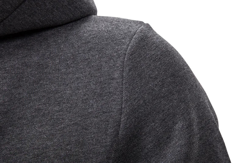 Streetwear Hoodies Men 2025 Fashion Hooded Loose Coat Zipper Hoodies with Side Lashing Crossed Plus Size Sweatshirt Men
