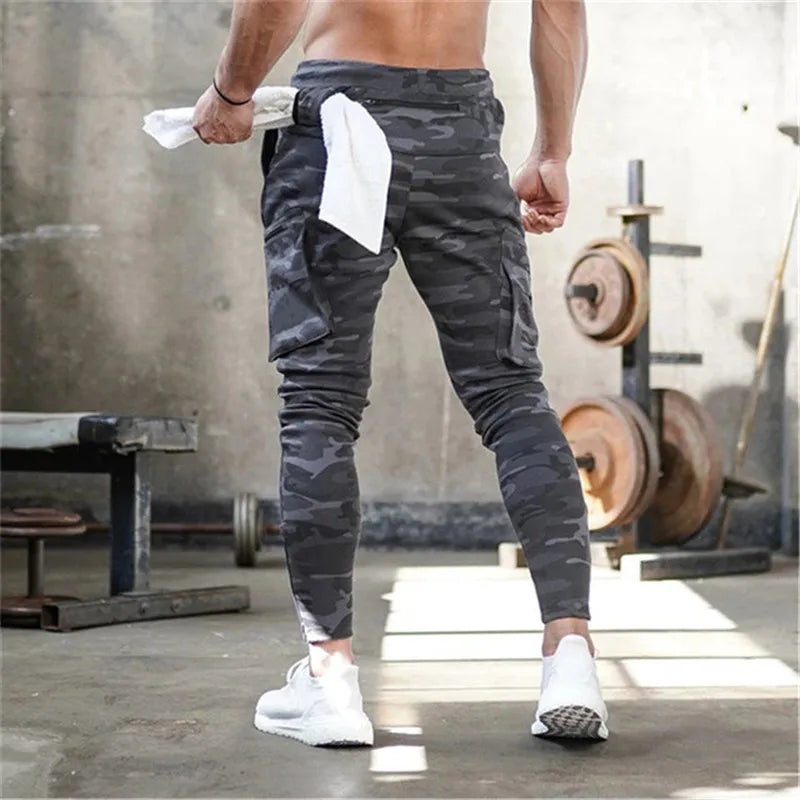 2023 NEW Men pants Sweatpants Man Gyms Workout Fitness Sports Trousers Male Running Skinny Track Pants Training Jogger Pants men
