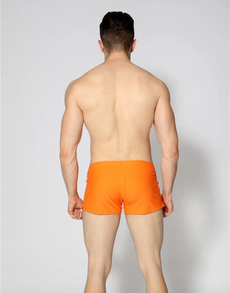 ALSOTO New Board Shorts Men Swimwear Swimsuits Shorts Men Breathable Men's Swimsuits Trunks Boxer Briefs Sunga SwimSuits
