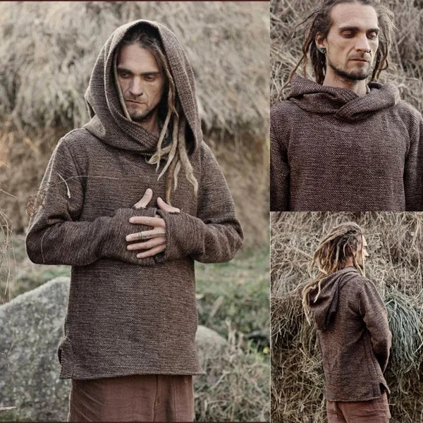 New men's fashion Thermal long sleeve sweater hoodies   vintage hoodie men