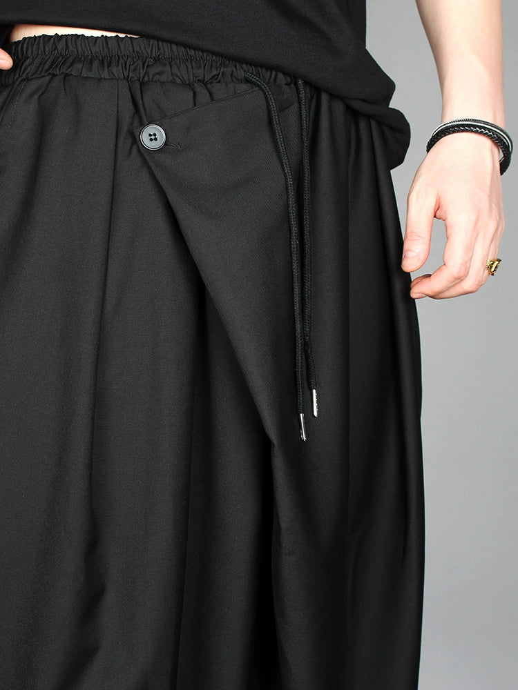 Original Dark Hair Stylist Handsome Casual Harem Pants