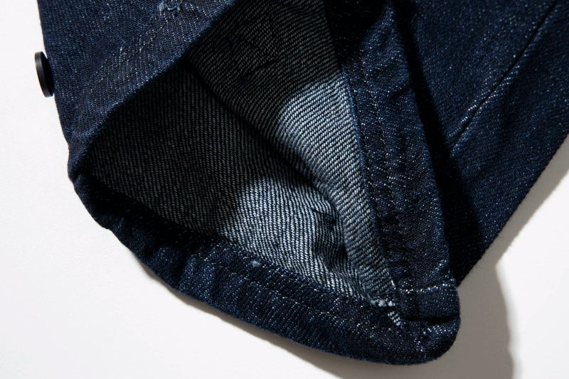 Denim Navy Deck Overalls Washed Overalls