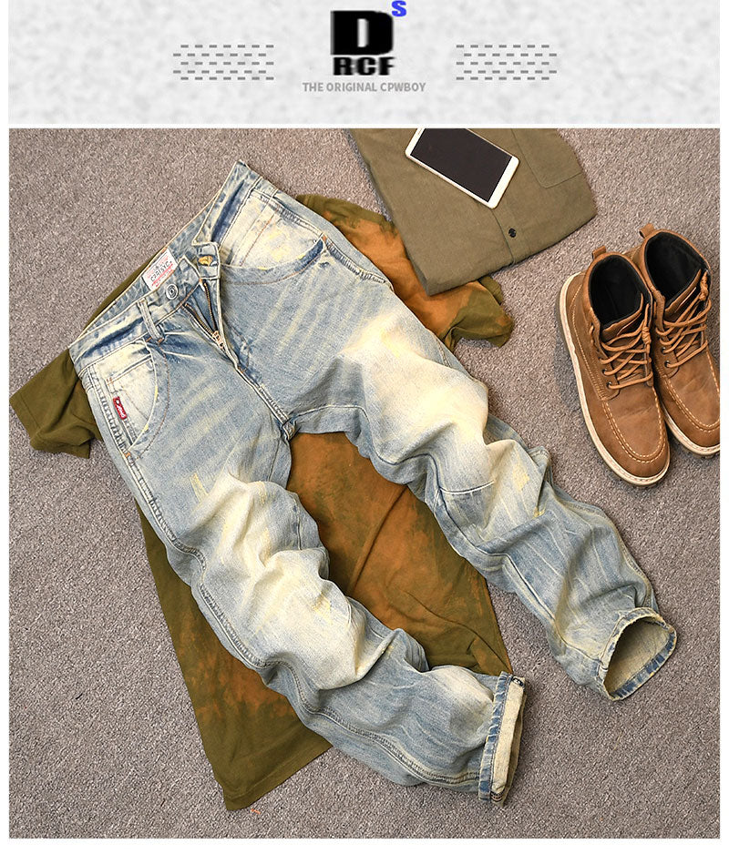 DIESEL Quadratic Beckham Washed Denim