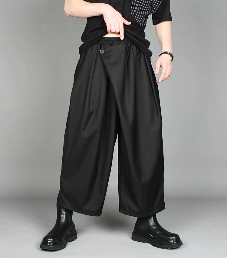 Original Dark Hair Stylist Handsome Casual Harem Pants