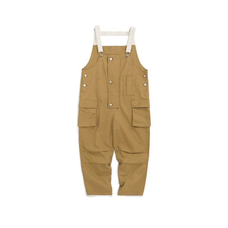 Denim Navy Deck Overalls Washed Overalls