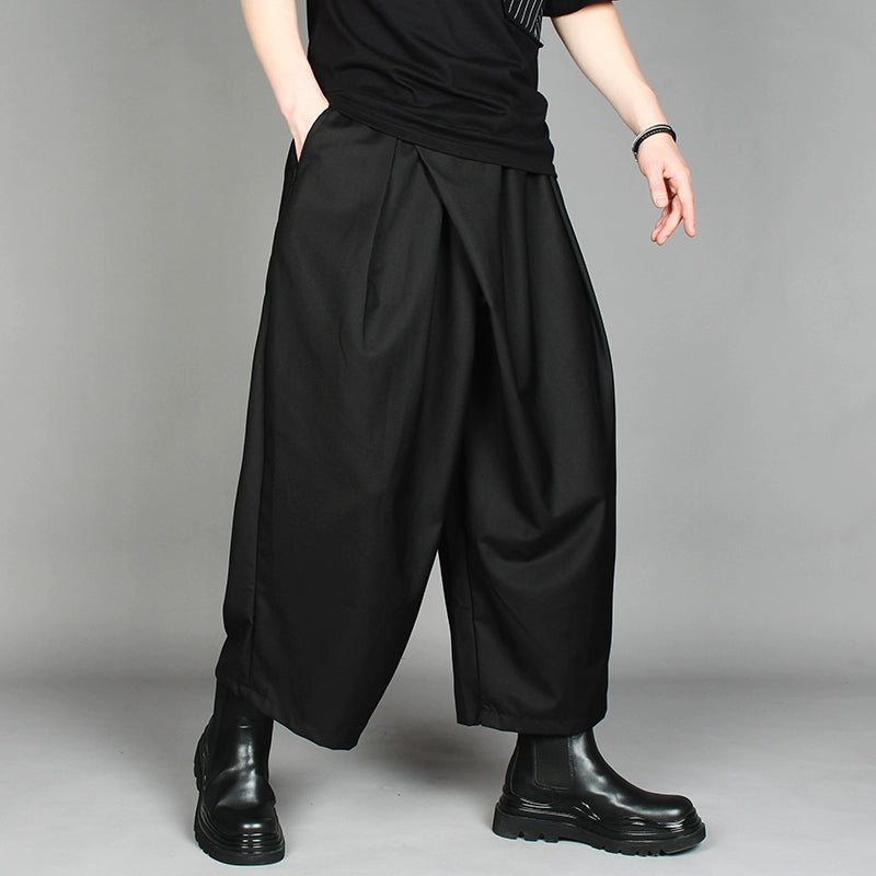 Original Dark Hair Stylist Handsome Casual Harem Pants