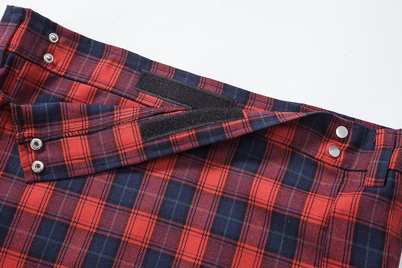 Ethnic Style Men Woman Scotlandskirt Highland Kilt Mens Skirt Plaid Cotton Kilts Traditional National Cloth N01