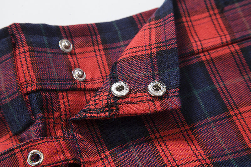 Ethnic Style Men Woman Scotlandskirt Highland Kilt Mens Skirt Plaid Cotton Kilts Traditional National Cloth N01
