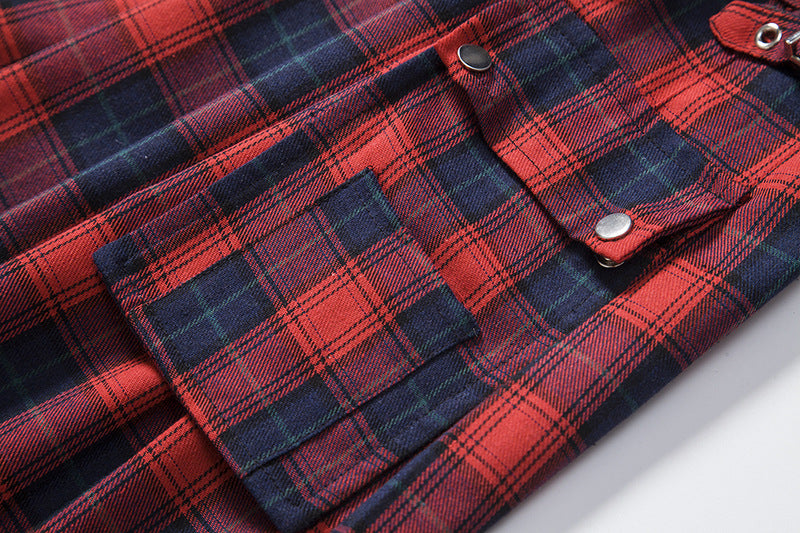 Ethnic Style Men Woman Scotlandskirt Highland Kilt Mens Skirt Plaid Cotton Kilts Traditional National Cloth N01