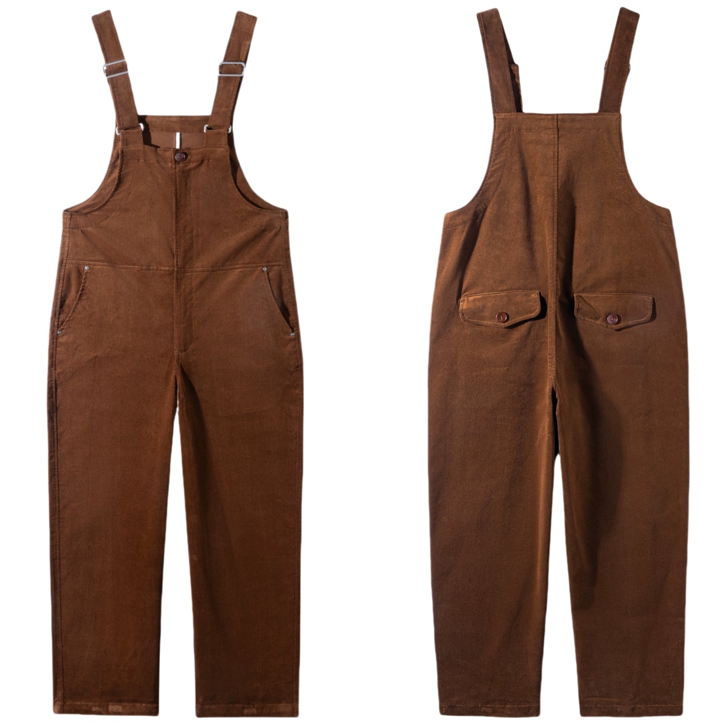 Denim Navy Deck Overalls Washed Overalls