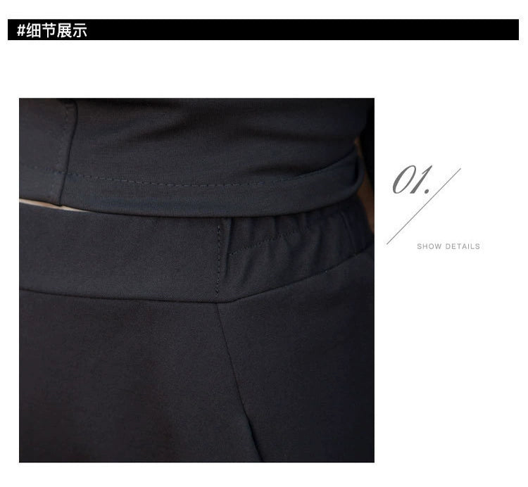 Dark Cool Irregular Casual Hanging Crotch Tappered Pants