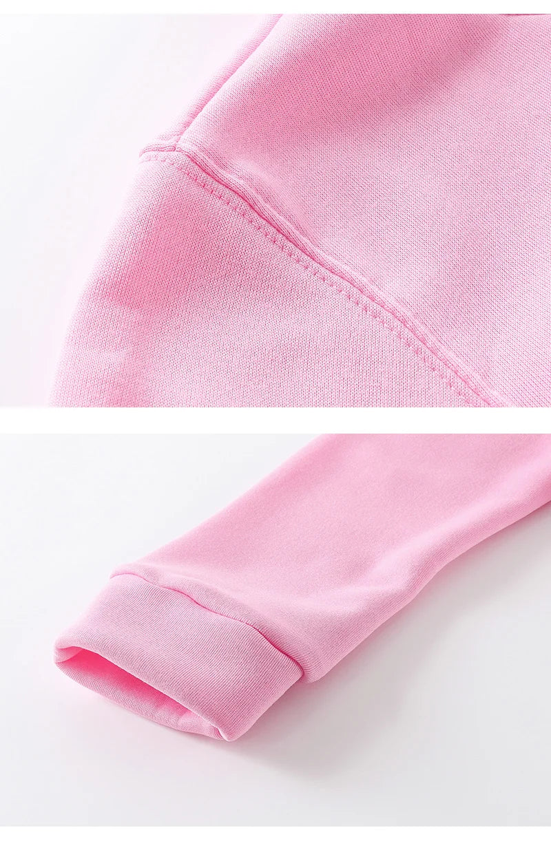 Hoodie New Spring and Autumn Winter Solid Color Printed Hoodie Top Loose fit Suitable for casual outdoor wear