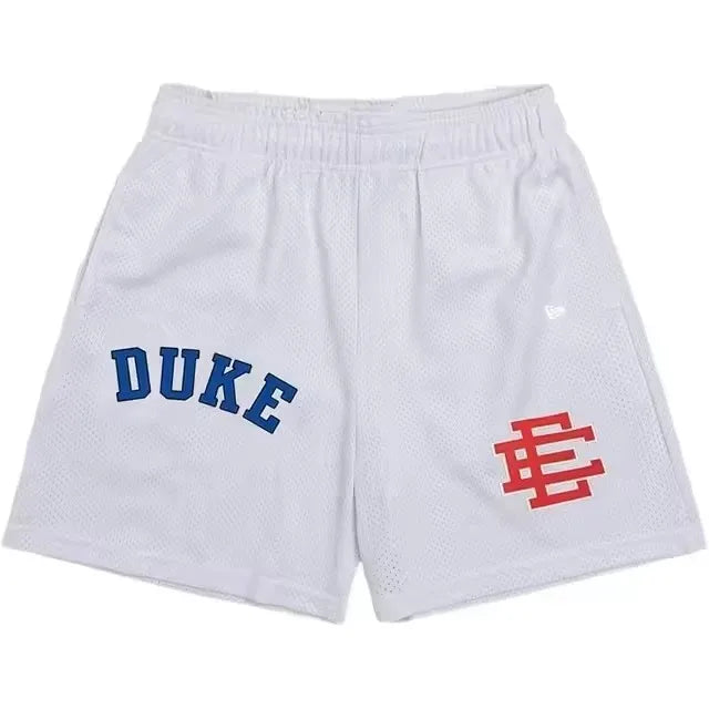2025 New Summer EE ERIC EMANUEL Basic Mesh Short Classic Floral Printed Gym Shorts Men's Basketball Sports Casual