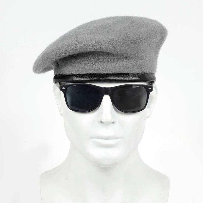 Unisex Solid Color Beret Men Women Painters Hats Autumn Winter Warm Berets Flat Caps