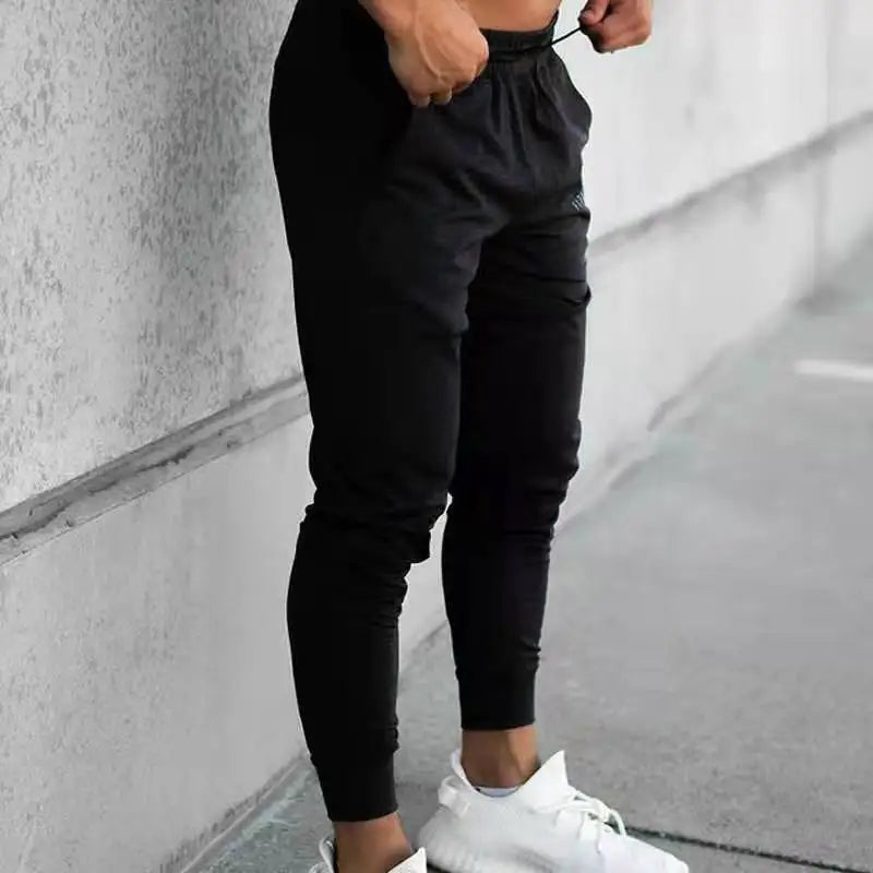 Muscle Fitness Brothers New Summer Trend Casual Sports Pants Outdoor Running Breathable Lightweight Small Foot Pants