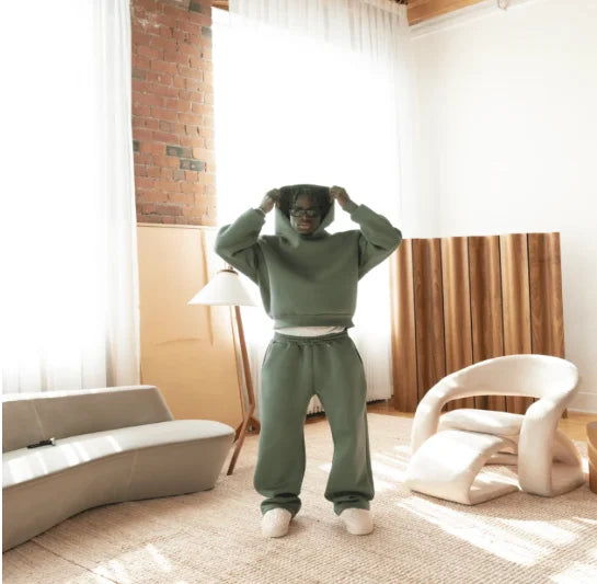 Men's Casual Sweatshirt Set Comfortable Streetwear Style Two-Piece Outfit for Men