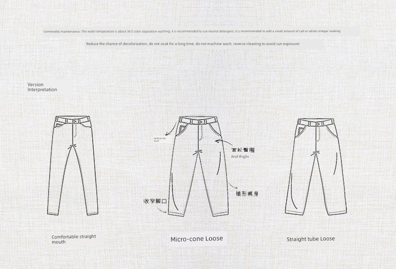 Heavy Loose Large Size Harem Pants for Winter
