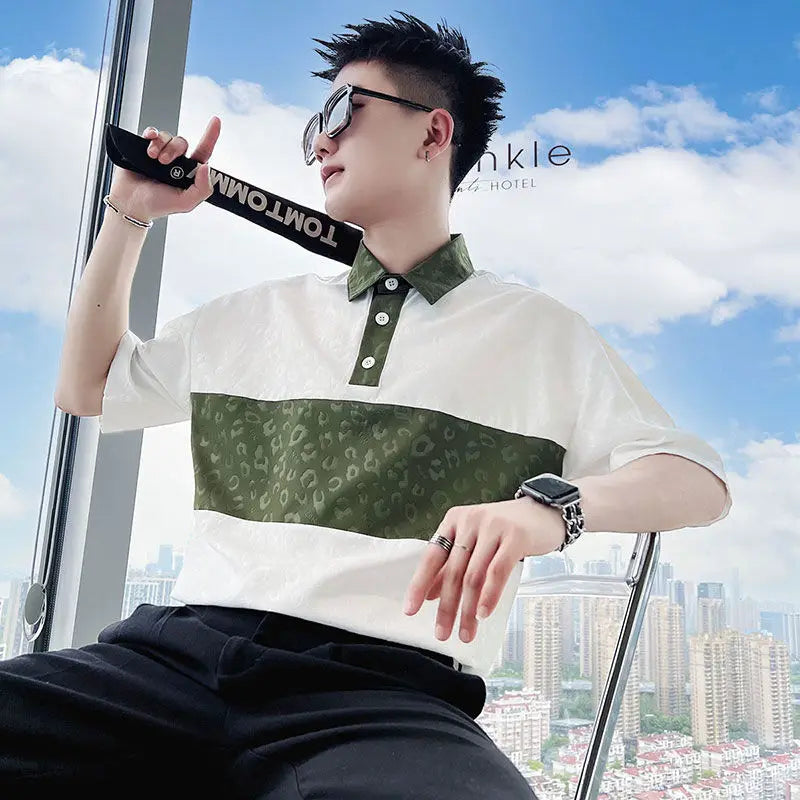 Summer Shirts for Men New 2025 Trendy Brand High-end Short-sleeve Stylish Tops