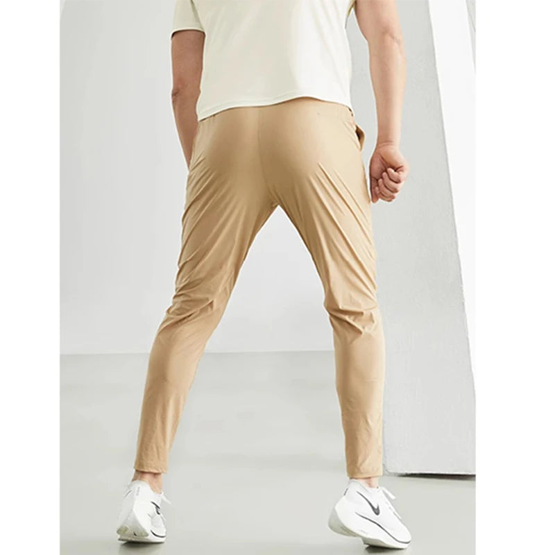 Mens Joggers Sweatpants Thin Casual Hip Hop Trousers Gyms Tracksuit Workout Track Pants Brand Jogger Fitness Pants Men
