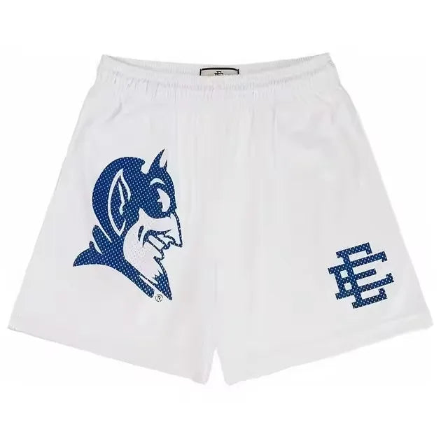 2025 New Summer EE ERIC EMANUEL Basic Mesh Short Classic Floral Printed Gym Shorts Men's Basketball Sports Casual
