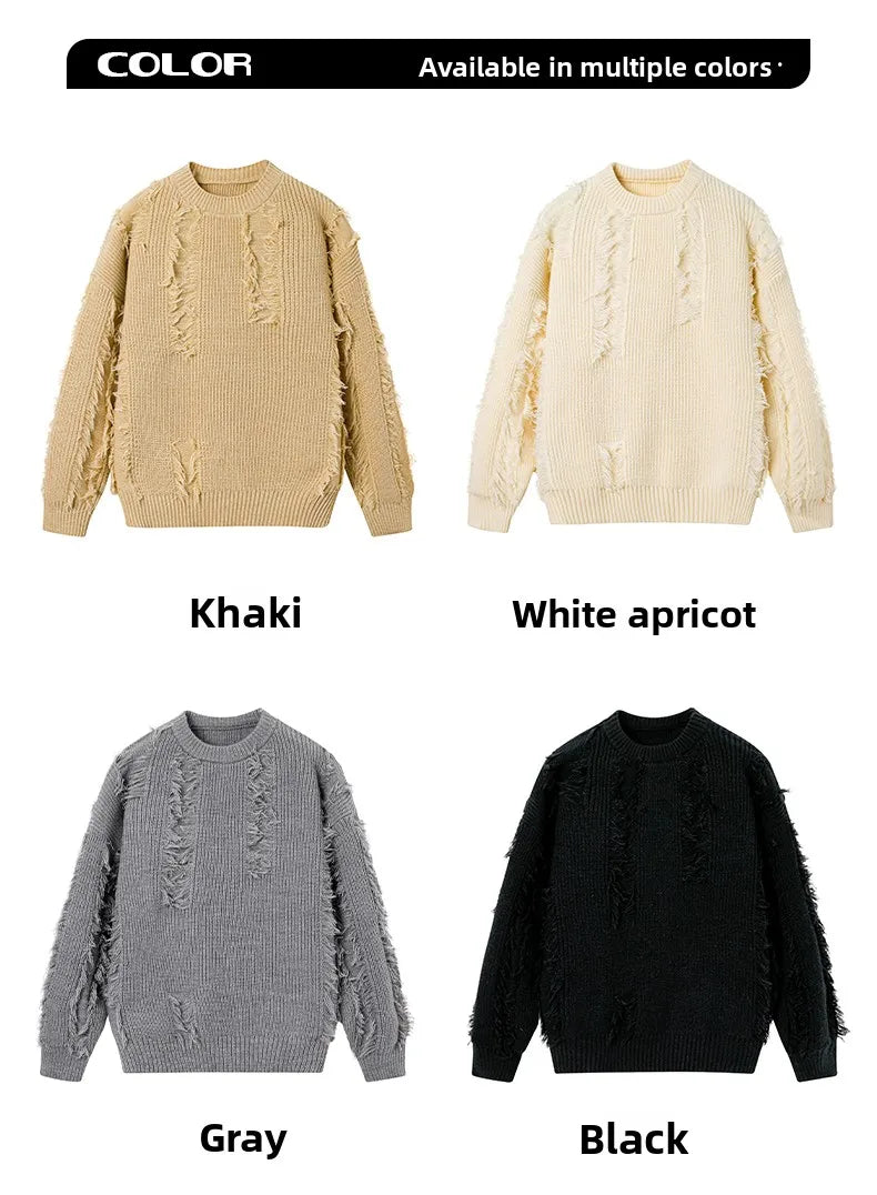 New Winter Fashion Trend Windproof Warm Pullover Sweater High-quality Comfortable Versatile for Both Inside Outside Men Sweaters