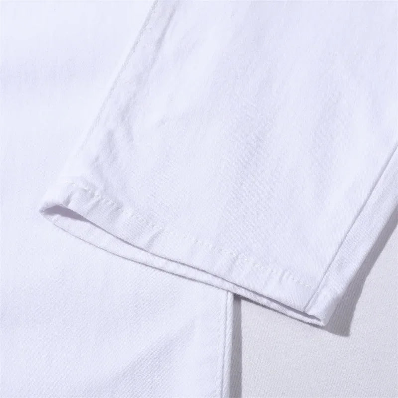 Fashion Youth Strap Pants Streetwear Male Slim Fit Splicing Pocket Straight Trousers Four Seasons Daily Casual Men's Clothing 23
