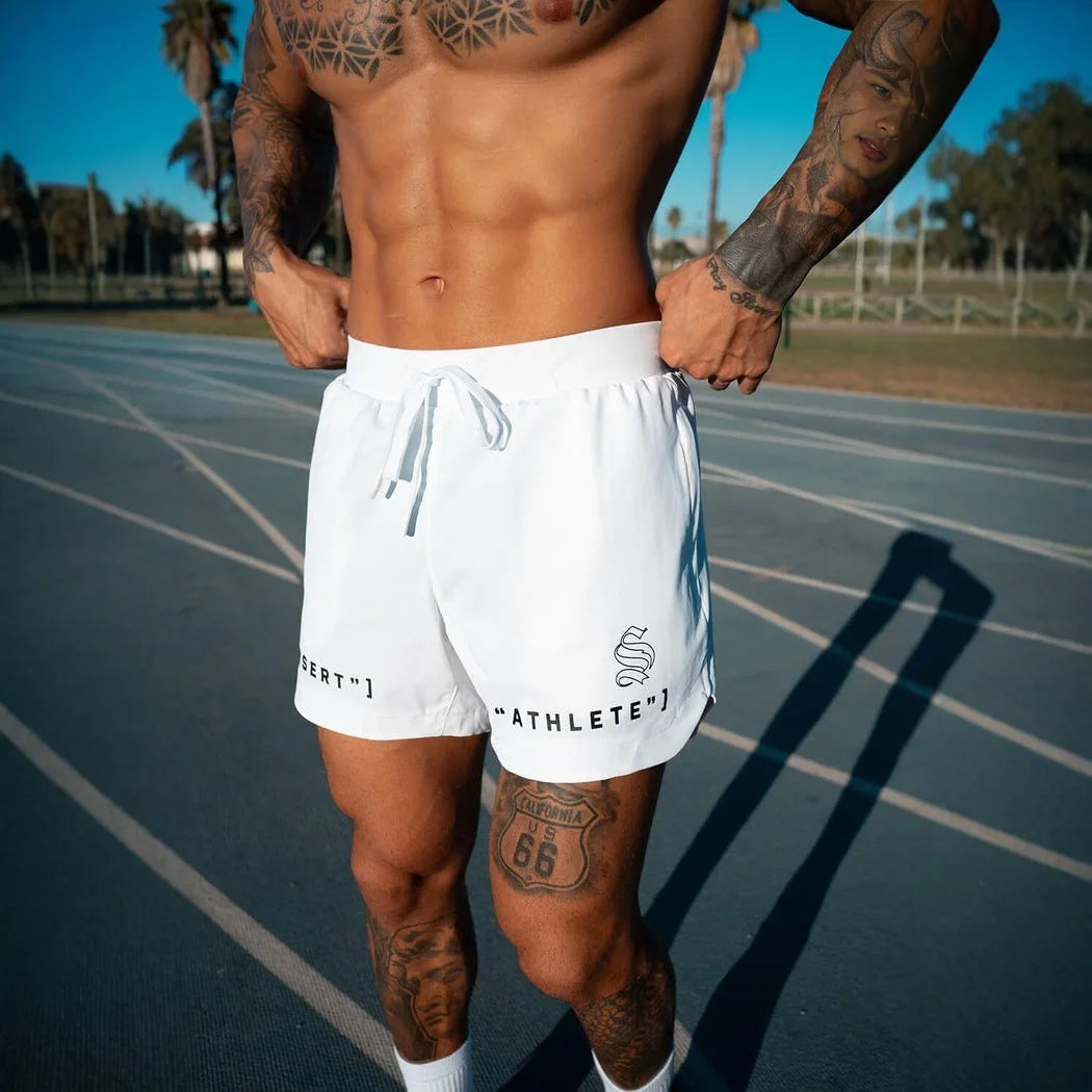 2025 summer Jogging Sweatpants men Running shorts Breathable Fitness sports Single layer Shorts Men Quick Dry Training Shorts