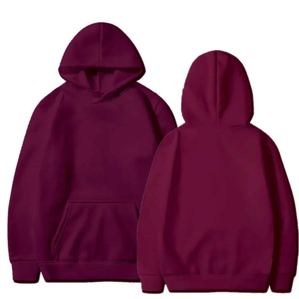 Stylish Men and Women Hoodies Cozy Loose Fit Pullover with Hood Perfect for Spring and Autumn Casual Outfits and Couples