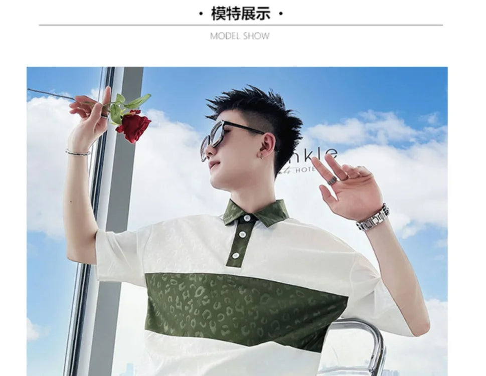 Summer Shirts for Men New 2025 Trendy Brand High-end Short-sleeve Stylish Tops