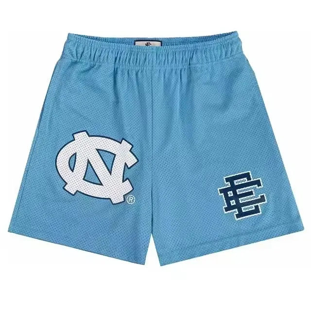 2025 New Summer EE ERIC EMANUEL Basic Mesh Short Classic Floral Printed Gym Shorts Men's Basketball Sports Casual