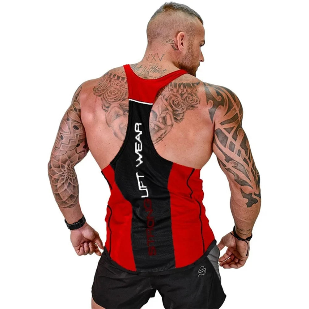 Mens Bodybuilding Tank top Gyms Fitness sleeveless shirt New Male Cotton clothing Fashion Singlet vest Undershirt Hombre
