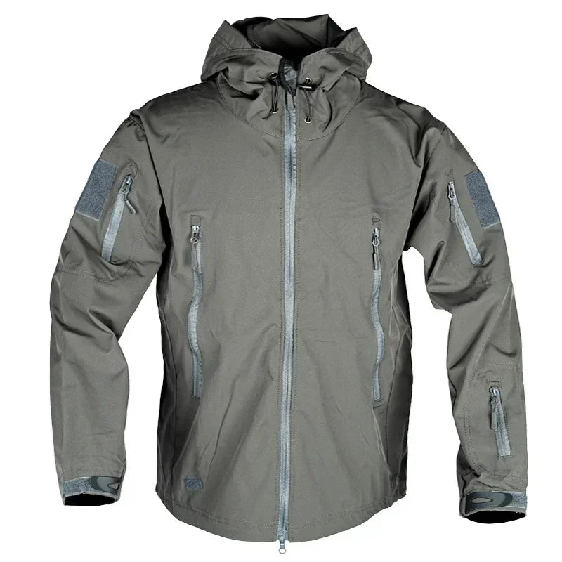 Men's Tactical Outdoor Jacket Army Summer Lightweight Climbing Training Windproof Windbreaker Anti - UV Tear - Resistant Smooth