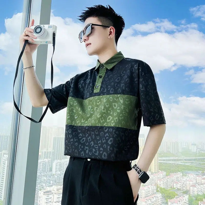 Summer Shirts for Men New 2025 Trendy Brand High-end Short-sleeve Stylish Tops