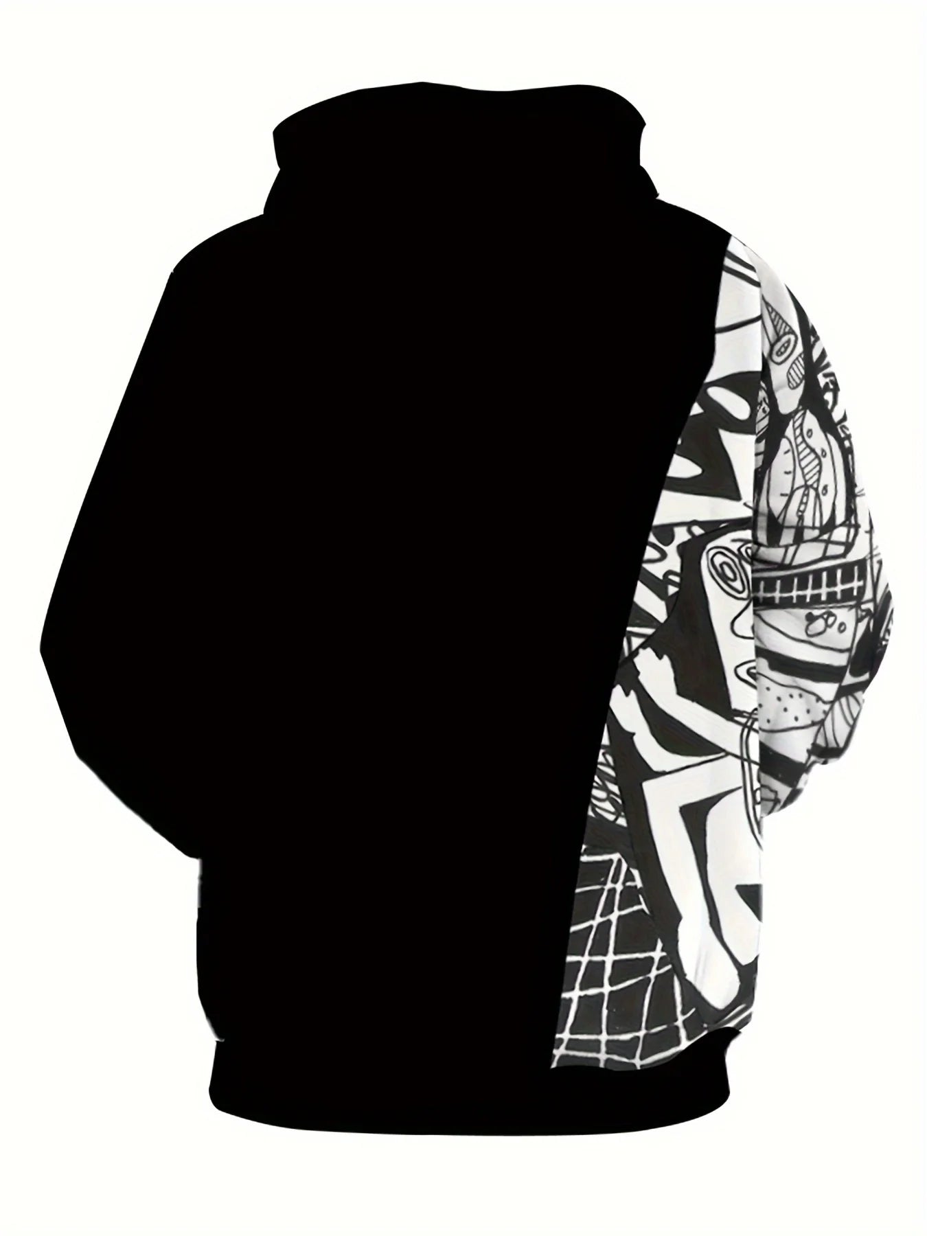 The new men's hoodie for the autumn of 2025 features street casual roller skating fashionable 3D letter printing and comfort