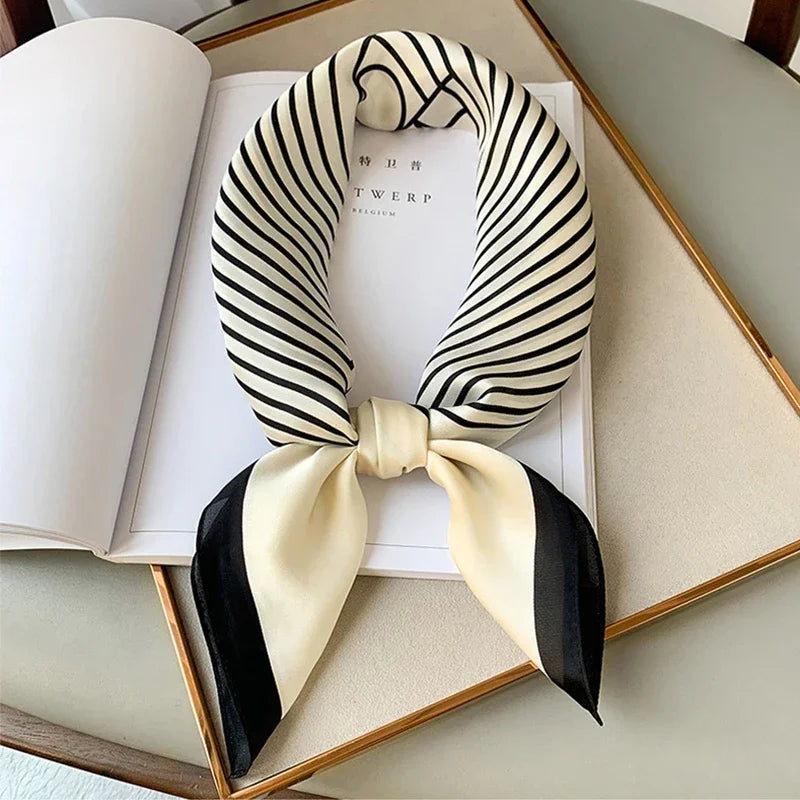 Scarf Women Silk Satin Scarf for Women Neckerchief luxury Scarf Foulard Women Bandana Silk Scarves Laven Official Store WJ002