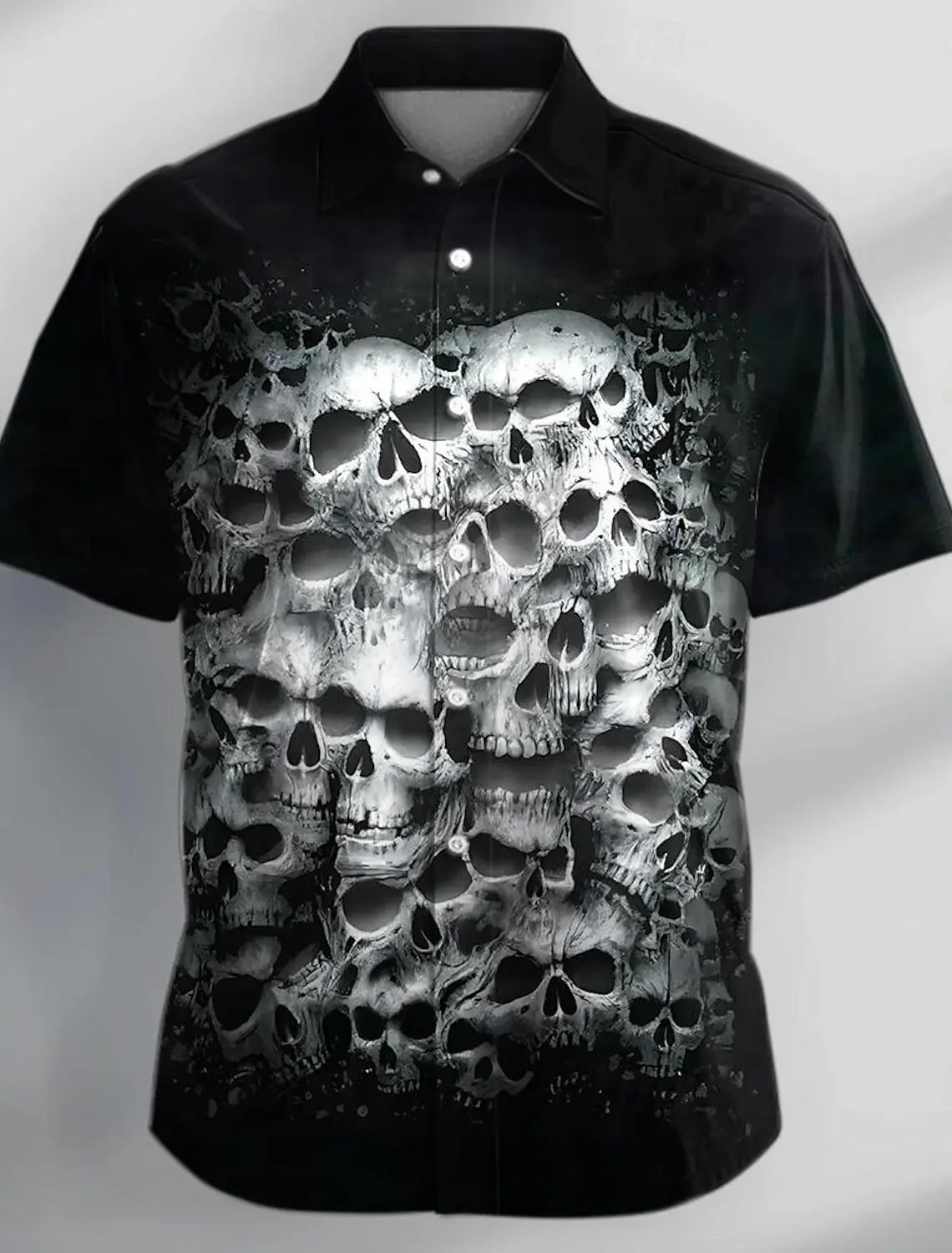 Men's Long Sleeve Shirt Floral V Neck Outdoor Street Long Sleeve Printed Clothing Fashion Streetwear Designer Casual