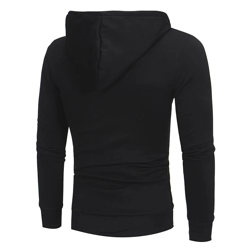 Mens Fashion Outwear Daily Casual Sports Hooded Jackets High Quality Personality Zipper Jackets