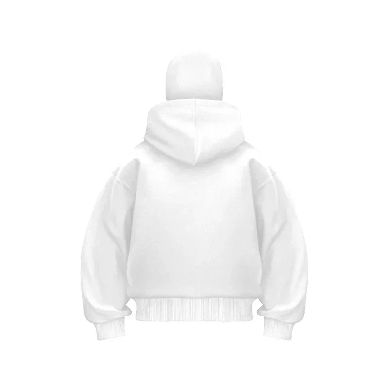 New Hoodies Men zipper Cardigan harajuku black sweatshirts hip hop swag style skateboard streetwear Cloak Hooded jacket coat