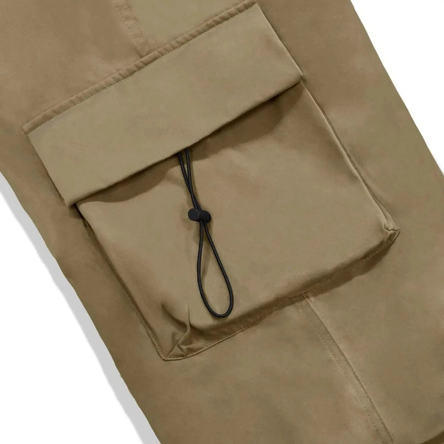 New Style Casual Pants Men's Multi Pocket Cargo Pants High Street Drawstring Workwear Trousers Men Loose Versatile Wide Leg Pant