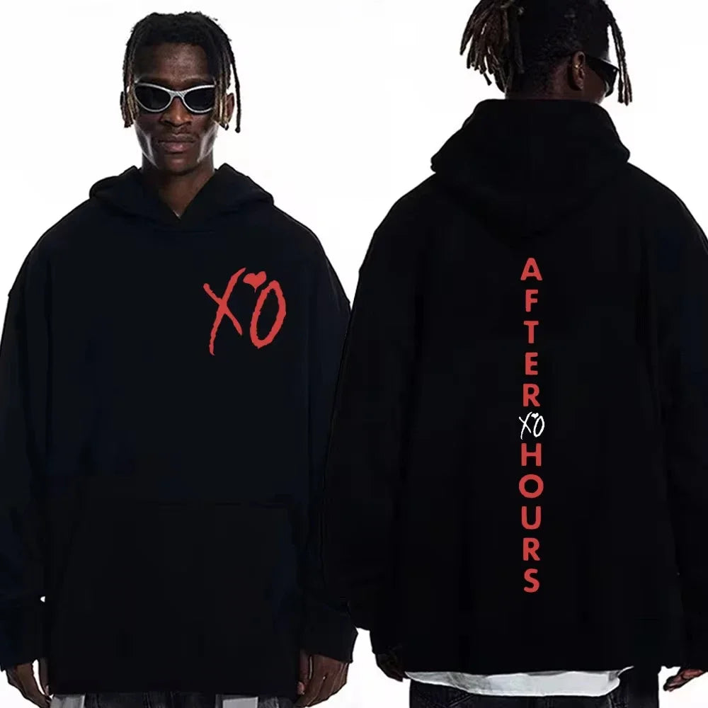 The Weeknd XO Music album hoodies Men and women Fashion streetwear Hip Hop Vintage Hoodies 2025