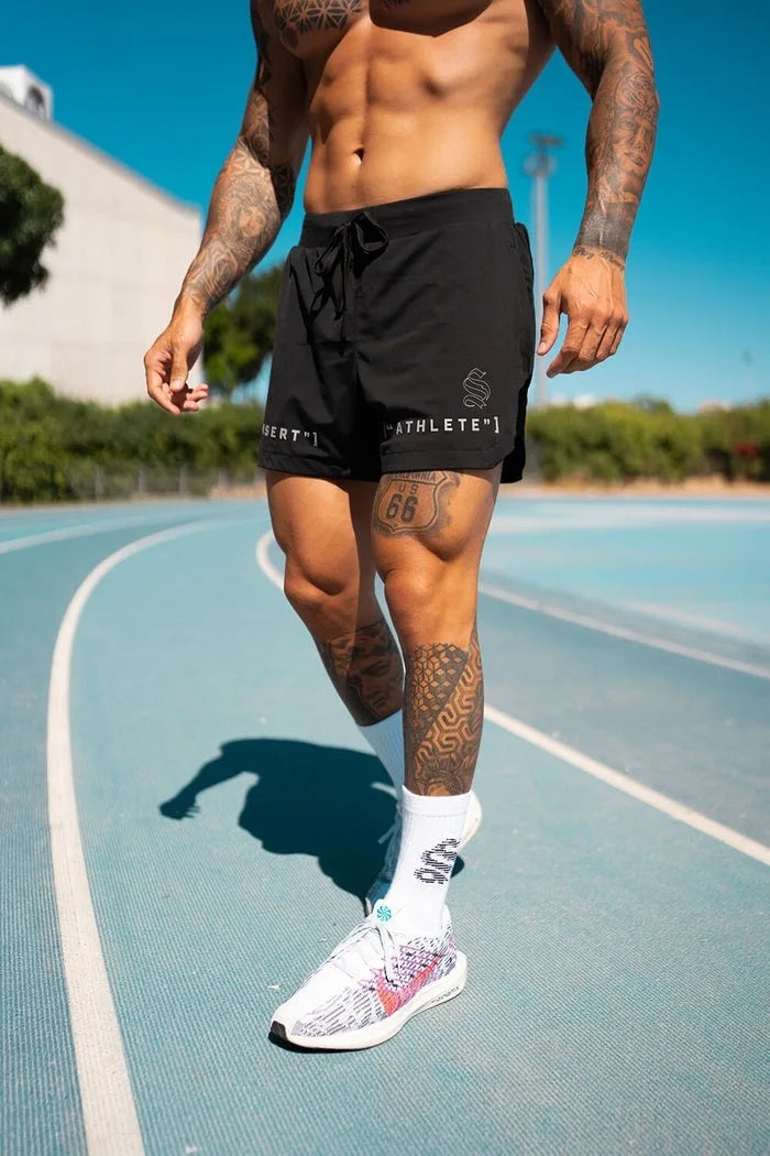 2025 summer Jogging Sweatpants men Running shorts Breathable Fitness sports Single layer Shorts Men Quick Dry Training Shorts